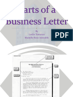 Main Parts of A Business Letter