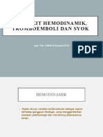 Penyakit Hemodinamik, Tromboembolisme Dan Syok