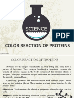 Color Reaction of Proteins