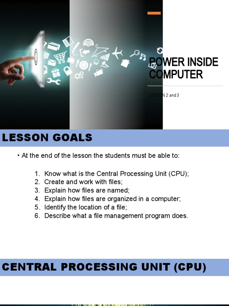 Grade 4 - Comp - Lesson 2 and 3 | PDF | Computers