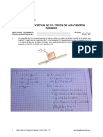 Evaluación Virtual N° 03. Física de los Cuerpos Rígidos. Ciclo 2020 - II Guzmán Mori
