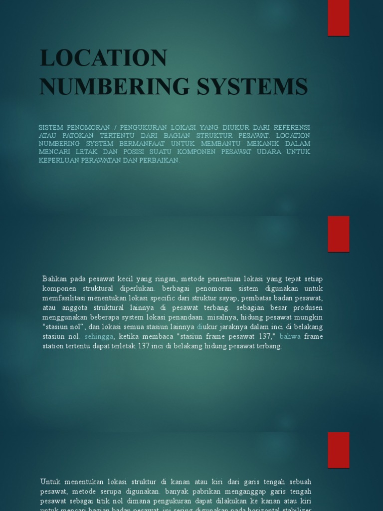 Location Numbering Systems PDF
