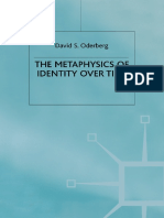 David S. Oderberg (Auth.) - The Metaphysics of Identity Over Time-Palgrave Macmillan UK (1993)