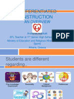 Differentiated Instruction: An Overview