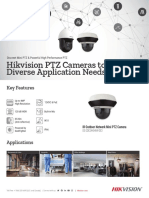 Hikvision PTZ Cameras To Meet Diverse Application Needs: Key Features