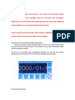 User Manual Inkjet Printing Coding Machine