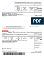 Boleto de cobrança para pagamento de serviço de comunicação