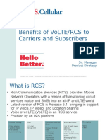 Benefits of VoLTERCS To Carriers and Subscribers