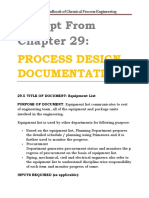 Process Design Documentation From Ch29 - Mihir - S Handbook