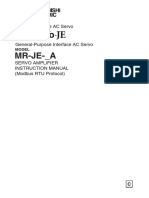 MR-JE - A SERVO AMPLIFIER INSTRUCTION MANUAL (Modbus RTU Protocol)