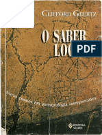 O Saber Local - Geertz Clifford