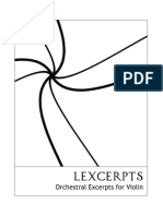 Lexcerpts - Orchestral Excerpts For Violin v3.1 (US)