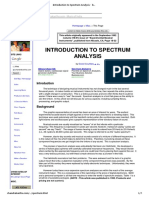 Analyzers, Solution, Analyzer - 2010 - INTRODUCTION TO SPECTRUM ANALYSIS