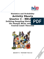 Activity Sheets: Quarter 3 - MELC 20