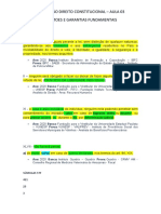 DIREITOS E GARANTIAS FUNDAMENTAIS NA CF