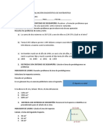 Evaluación Matemática Séptimo