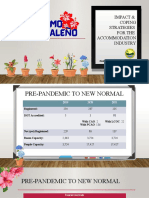 Impact & Coping Strategies For The Accommodation Industry: Zambales Tourism Office