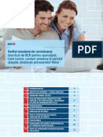 Tarif Standard de Comisioane PF