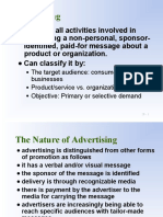 Advertising: Includes All Activities Involved in