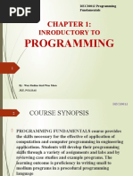 CHAPTER 1 Introductory To Programming