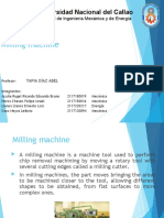 Milling Machine: Universidad Nacional Del Callao