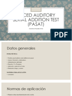 Paced Auditory Serial Addition Test (Pasat)