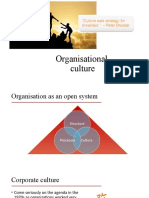 Understanding organisational culture through a parent's workplace