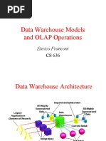 Data Warehouse Models and OLAP Operations: Enrico Franconi