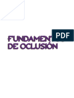 Fundamentos de Oclusión