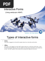 Interactive Forms: (Using Webdynpro ABAP)