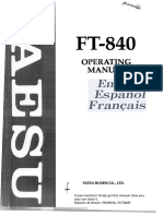 FT-840 Operating Manual