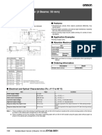 Multiple Beam Sensor (3 Beams: 50 MM) : Dimensions Features