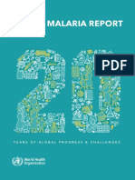 World Malaria Report: Years of Global Progress & Challenges