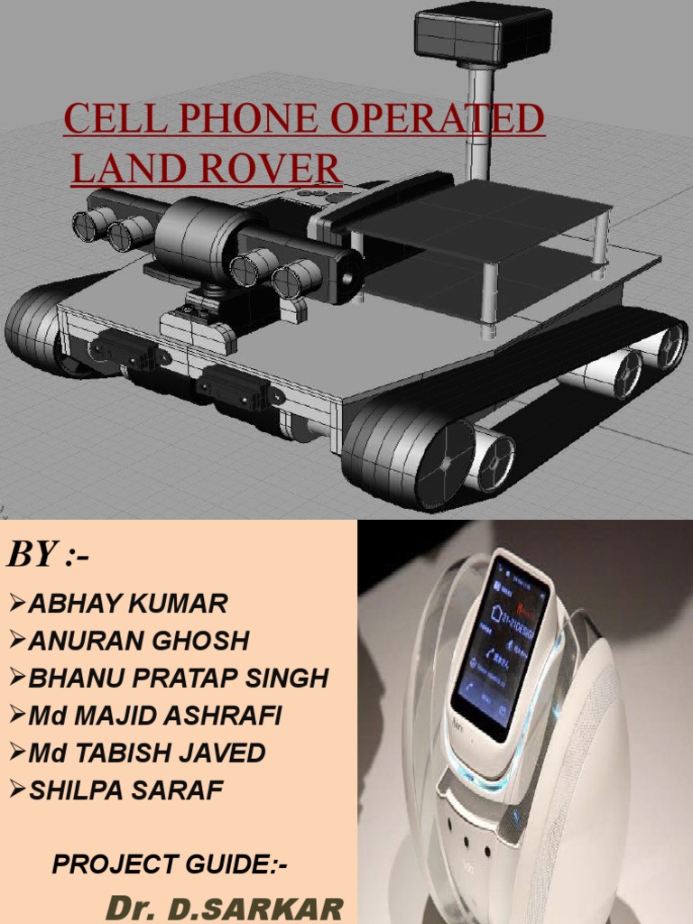 Cell Phone Controlled Land Rover Robot | PDF | Integrated Circuit ...