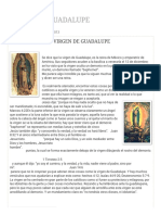 Virgen de Guadalupe - Lo Oculto de La Virgen de Guadalupe