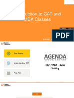 Introduction To CAT and MBA Classes: With ARKS Srinivas