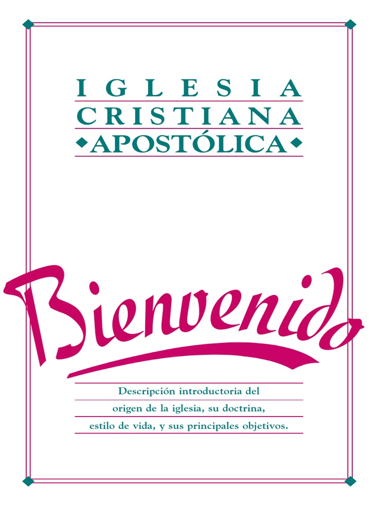 Guía de la Iglesia Cristiana Apostólica | PDF | Biblia | Iglesia cristiana