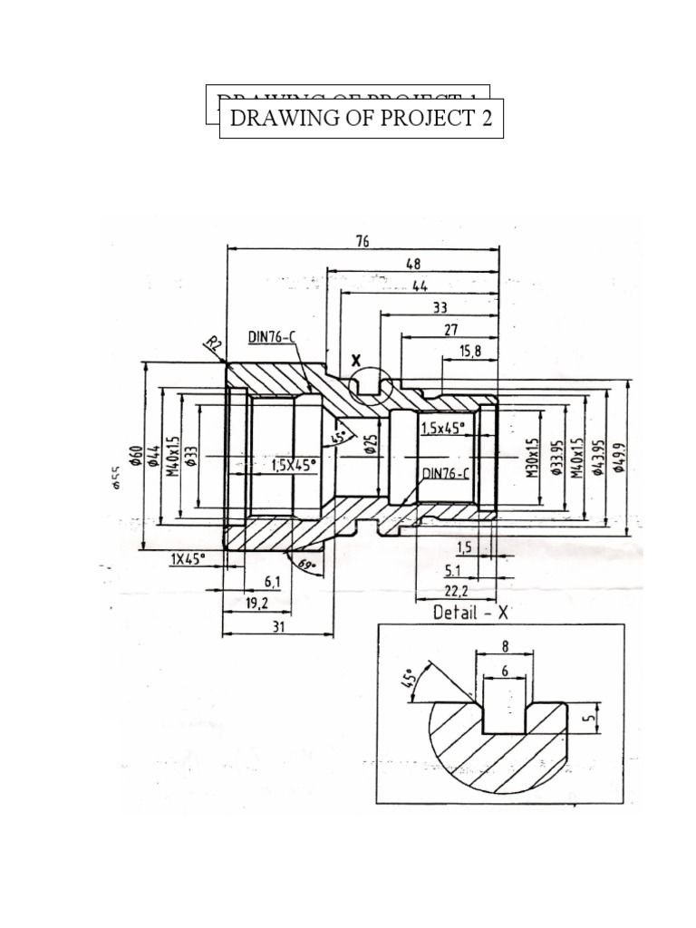 Drawing of Project 1 Drawing of Project 2: Part B | PDF