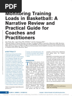 Monitoring Training Loads in Basketball: A Narrative Review and Practical Guide For Coaches and Practitioners