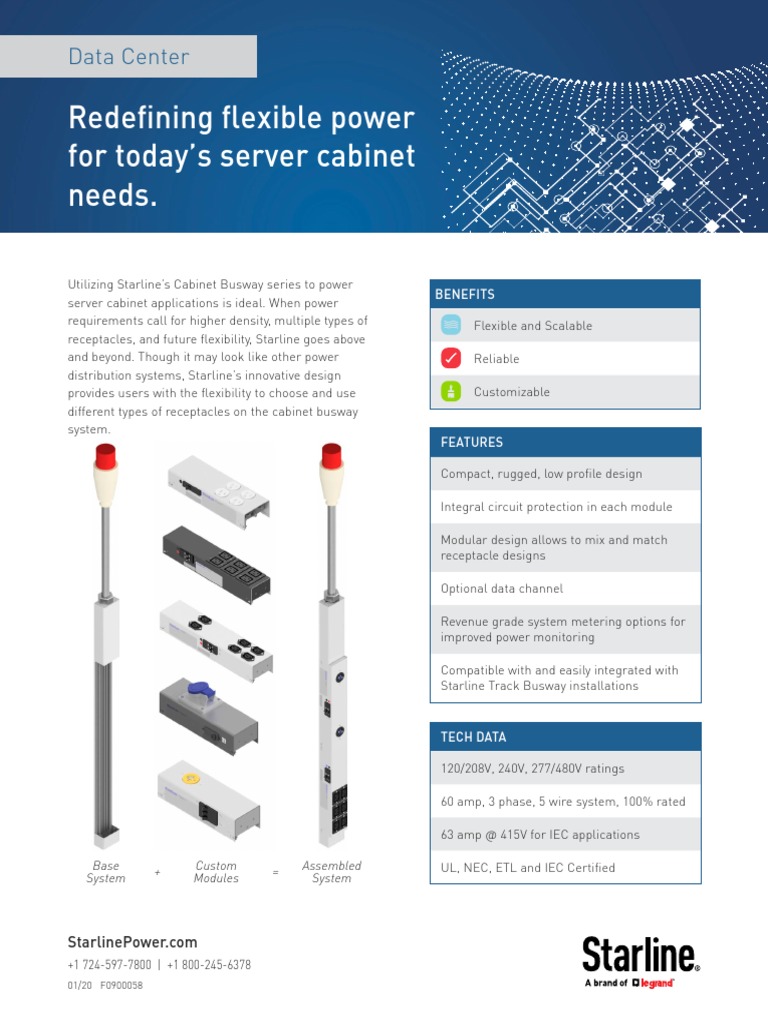 Starline Raceway Data Center Sheet US | PDF | Computers
