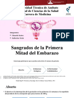 Sangrados en La Primera Mitad Del Embarazo