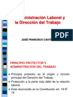 La Adm. Laboral y La Dirección Del Trabajo