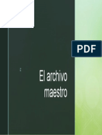 El Archivo Maestro