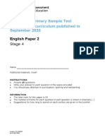 English Stage 4 Sample Paper 2 - tcm142-594880
