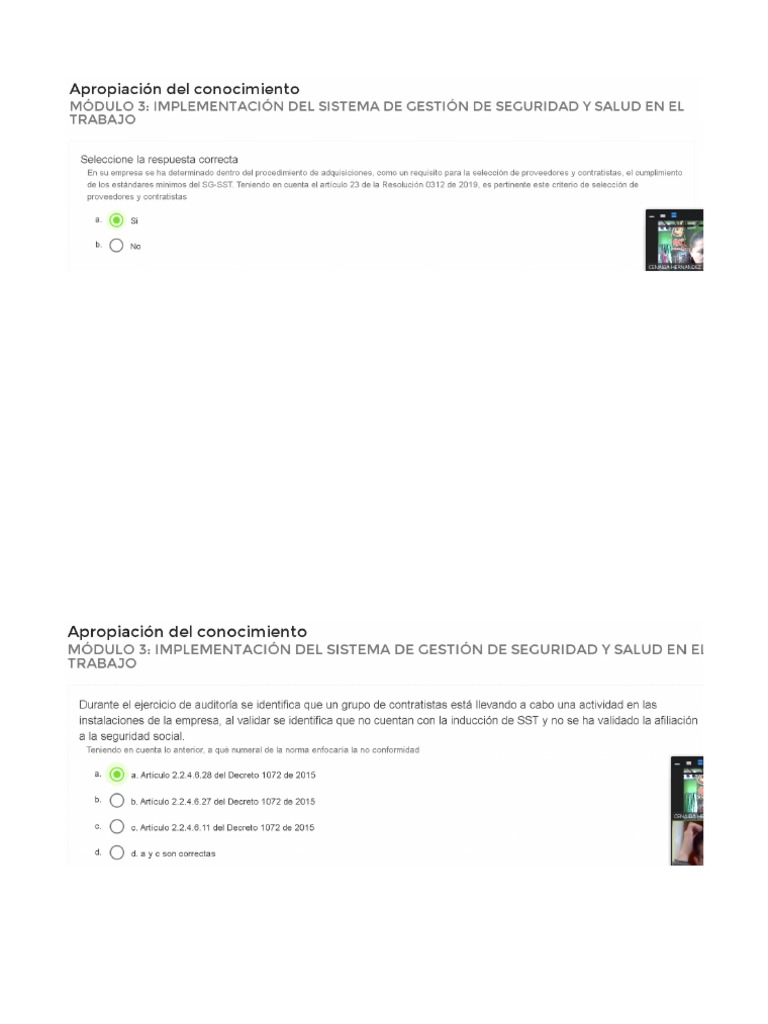 Evaluacion Modulo 3 Curso 50 Horas
