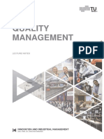 Lecture Notes Quality Management 2019 2020