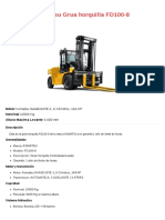 Grua Horquilla fd100 8 Komatsu