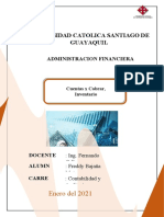 Administración Financiera Ctas Cobrar Inventario FreddyBajañaM