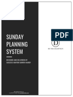 Sunday Planning System: Designed and Delivered by Success Mentor Darren Hardy