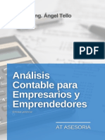 Flyer Análisis Contable Para Empresarios y Emprendedores - At ASESORIA